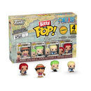 Bitty Pop! One Piece: Monkey D. Luffy / Roronoa Zoro / Axe-Hand Morgan / Mystery [4-Pack]