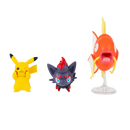 Pokemon Battle Figure Set (Pikachu + Magikarp + Zorua)