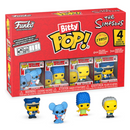 Bitty Pop! The Simpsons: Itchy / Marge Simpson / Moe Szyslak / Mystery [4-Pack]