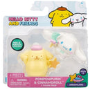 Hello Kitty and Friends 2 Figure Pack - Pompompurin & Cinnamoroll