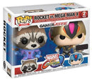 Pop! Marvel vs. Capcom: Rocket vs Mega Man X [2-Pack] (Player 2) (used)