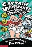 Dav Pilkey - Captain Underpants and the Attack of the Talking Toilets (Book 2) (used)