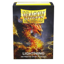 Dragon Shield Sleeves - Matte Dual: Lightning (Yellow) (100 Count)
