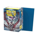 Dragon Shield Sleeves - Matte Dual: Cobalt & Silver (100 Count)