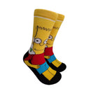The Simpsons - Bart Green Heart Single Pair Socks