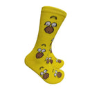 The Simpsons - Homer AOP Yellow Single Pair Socks