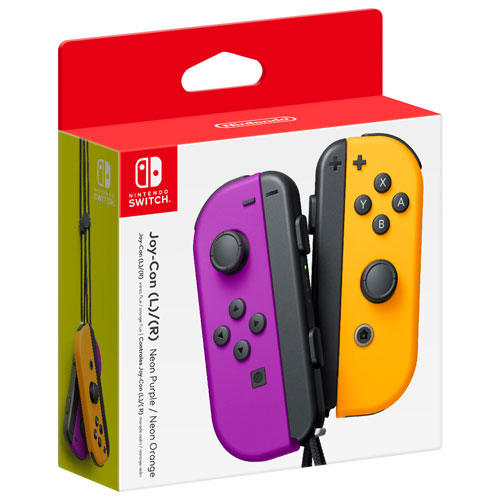 Joy-Con Neon Purple & Neon Orange