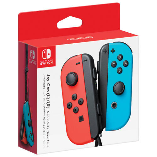 Joy-Con Neon Red & Neon Blue (used)