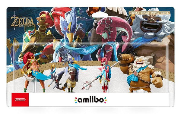 Legend of Zelda - Breath of the Wild: Urbosa, Revali, Mipha and Daruk Amiibo (4-Pack)