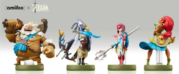 Legend of Zelda - Breath of the Wild: Urbosa, Revali, Mipha and Daruk Amiibo (4-Pack)