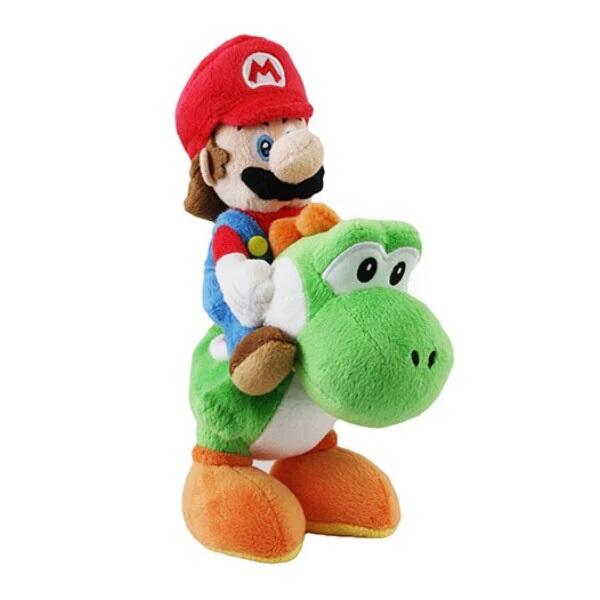 Super Mario Collection - Mario Riding Yoshi 8" Plush Toy