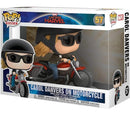 Pop! Captain Marvel: Carol Danvers on Motorcycle [57] (used)