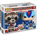 Pop! Marvel vs. Capcom: Rocket vs Mega Man X [2-Pack] (used)