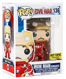 Pop! Captain America - Civil War: Iron Man (unmasked) [136] Hot Topic (used)
