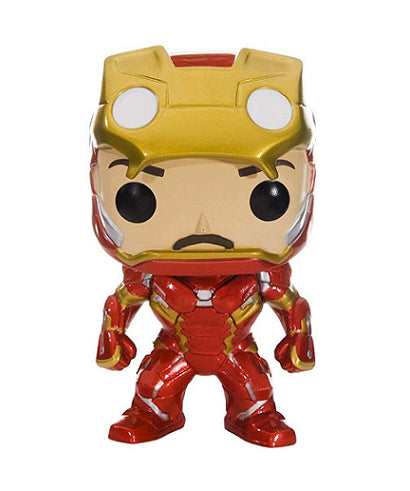 Pop! Captain America - Civil War: Iron Man (unmasked) [136] Hot Topic (used)