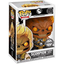 Pop! Mortal Kombat X: Scorpion (Flaming Skull) [255] (used)