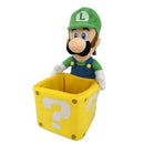 Super Mario Collection - Luigi with Coin Block 9" Plush Toy
