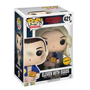 Pop! Stranger Things: Eleven with Eggos [421] Chase Variant - Wig (used)