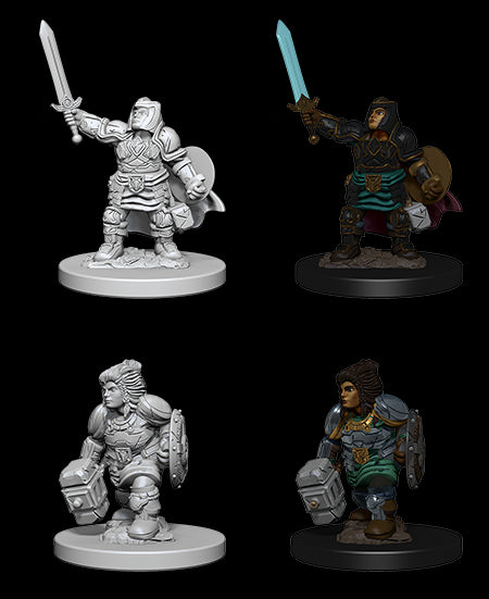 D&D Nolzur's Marvelous Unpainted Miniatures - Wave 03: Dwarf Paladin Female