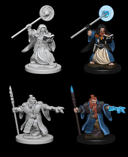 D&D Nolzur's Marvelous Unpainted Miniatures - Wave 01: Dwarf Wizard Male