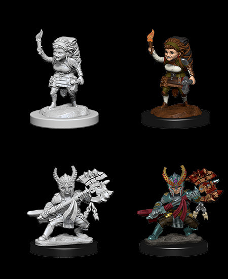 D&D Nolzur's Marvelous Unpainted Miniatures - Wave 06: Halfling Fighter Female