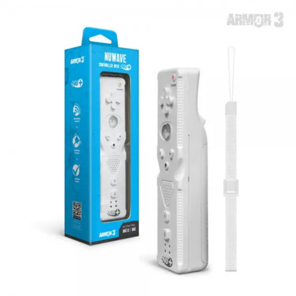 NuWave Wii Remote White for Wii/Wii U [Armor3]