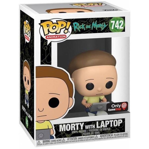 Pop! Rick and Morty: Morty with Laptop [742] (used)