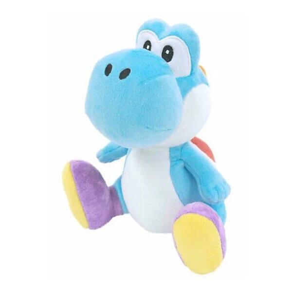 Super Mario All Star Collection - Yoshi (Light Blue) 8" Plush Toy