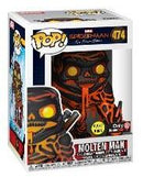 Pop! Spider-Man - Far From Home: Molten Man [474] (Glow in the Dark) (used)