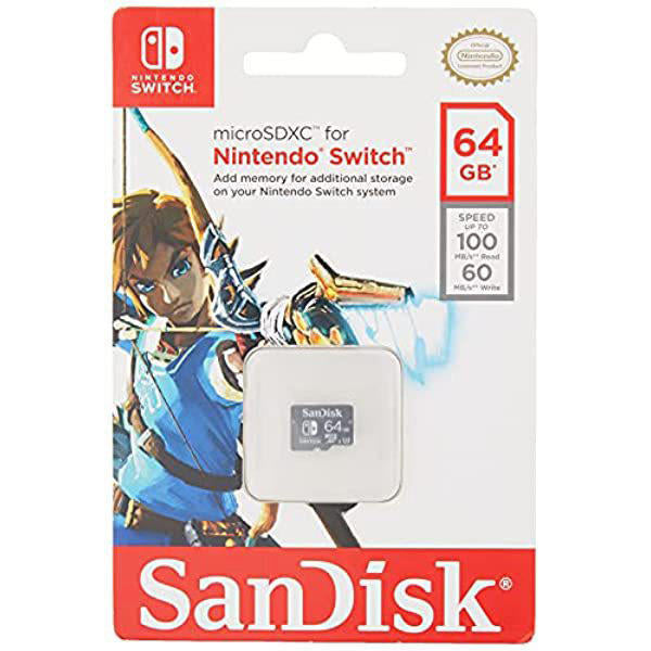 Sandisk Micro SD Card - Nintendo Switch (Zelda) 64GB (used)