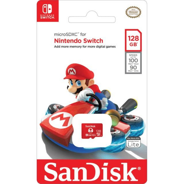 Sandisk Micro SD Card - Nintendo Switch (Mushroom) 128GB