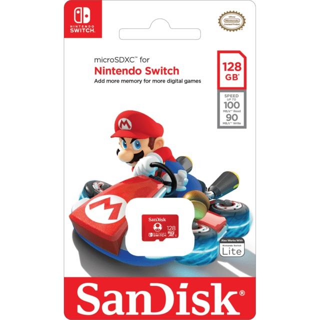 Sandisk Micro SD Card - Nintendo Switch (Mushroom) 128GB