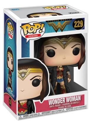 Pop! Wonder Woman: Wonder Woman (Cloaked) [229] (used)