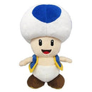 Super Mario All Star Collection - Blue Toad 8" Plush Toy