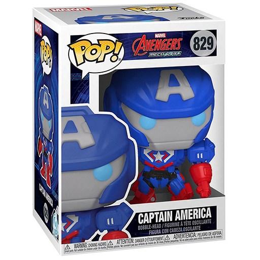 Pop! Avengers - Mech Strike: Captain America [829] (used)