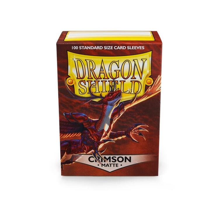 Dragon Shield Sleeves (Crimson Matte) (100 Count)