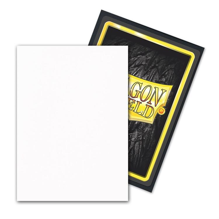 Dragon Shield - Dual Sleeves (Snow White Matte) (100 count)