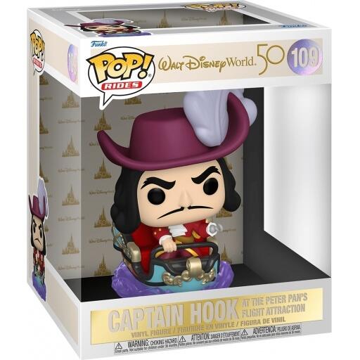 Pop! Walt Disney World 50: Captain Hook at the Peter Pan's Flight Attraction [109] (used)