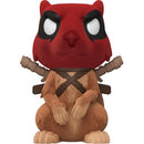 Pop! Deadpool: Squirrelpool (Flocked) [967] Jumbo Sized (used)
