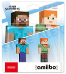 Super Smash Bros: Steve & Alex Amiibo (2-Pack)
