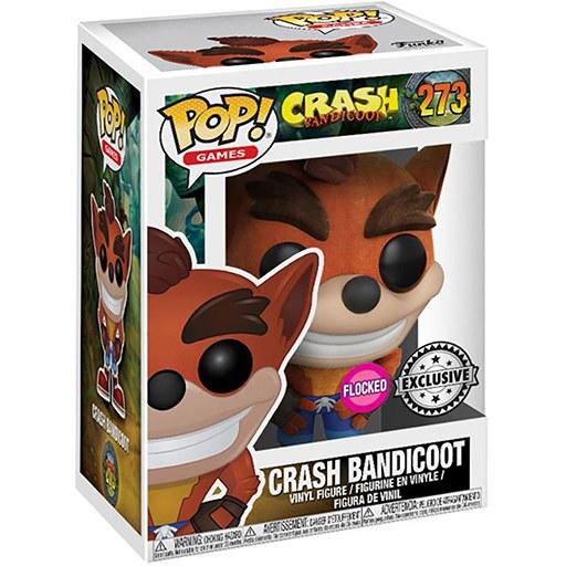 Pop! Crash Bandicoot: Crash Bandicoot [273] Flocked (used)