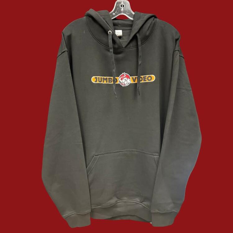 Jumbo Video Orange Logo Black Hoodie (medium)