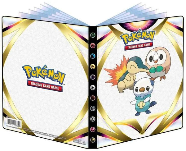 4-Pocket Portfolio - Pokemon Sword & Shield: Cyndaquil, Oshawott & Rowlet