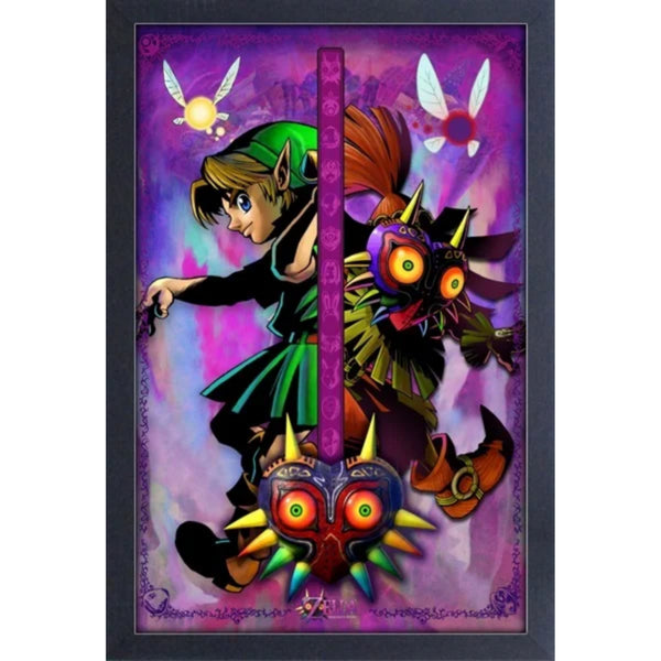 Legend of Zelda: Majora Spilt 11x17 Framed Print