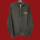Jumbo Video Orange Logo Black Zip Up Hoodies (XLarge)