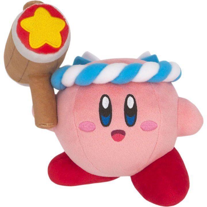 Kirby's Dreamland All Star Collection - Hammer Kirby 6" Plush Toy