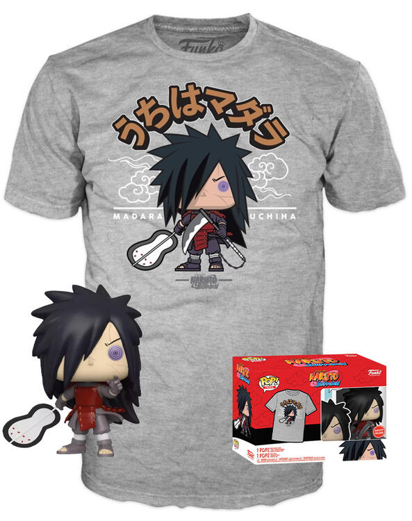 Funko Pop! & Tee - Naruto Shippuden: Madara Uchiha - XL