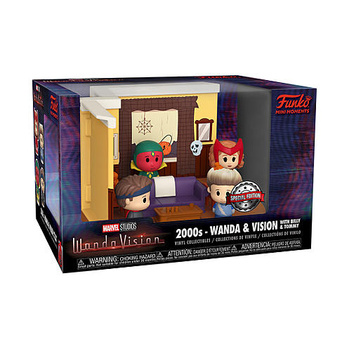 Funko Mini Moments - WandaVision: 2000s Wanda & Vision with Billy & Tommy (used)