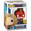 Pop! Captain Marvel: Captain Marvel (masked) [425] Chase Varient (used)
