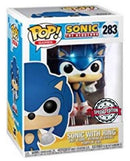 Pop! Sonic the Hedgehog: Sonic with Ring [283] (Metallic) (used)